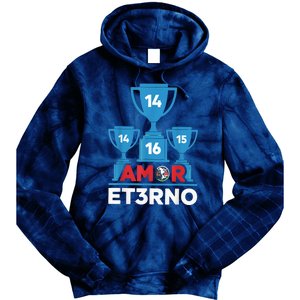 Funny Odiame Mas. America Tricampeon. Fans Tie Dye Hoodie