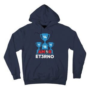 Funny Odiame Mas. America Tricampeon. Fans Tall Hoodie