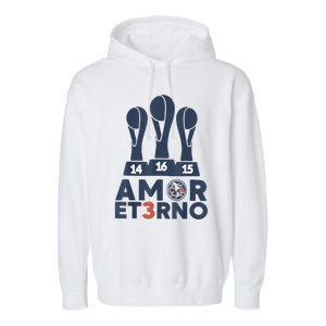 Funny Odiame Mas. America Tricampeon. Fans Garment-Dyed Fleece Hoodie