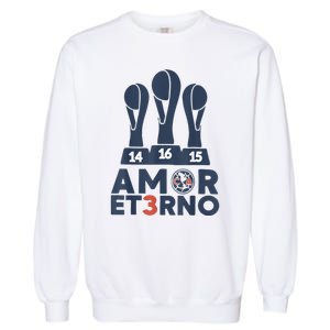 Funny Odiame Mas. America Tricampeon. Fans Garment-Dyed Sweatshirt