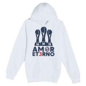 Funny Odiame Mas. America Tricampeon. Fans Premium Pullover Hoodie