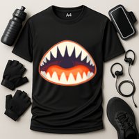 Funny Open Mouth Shark Attack Performance Shirt