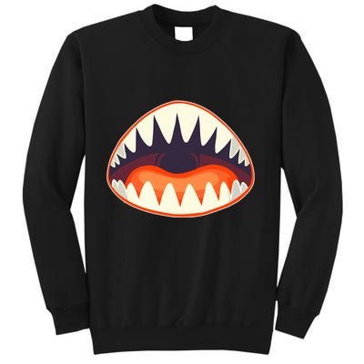 Funny Open Mouth Shark Attack Sweatshirt