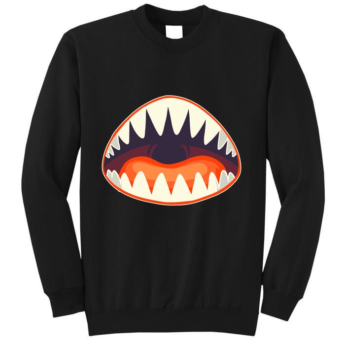 Funny Open Mouth Shark Attack Sweatshirt