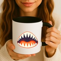 Funny Open Mouth Shark Attack Mug