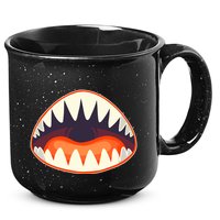 Funny Open Mouth Shark Attack 15oz Campfire Ceramic Mug