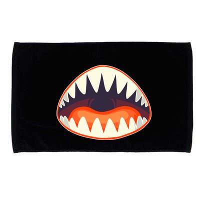 Funny Open Mouth Shark Attack Microfiber Hand Towel