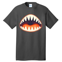 Funny Open Mouth Shark Attack Tall T-Shirt