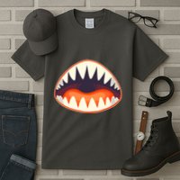 Funny Open Mouth Shark Attack Tall T-Shirt