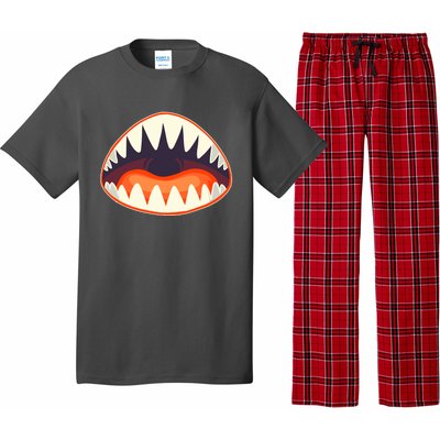 Funny Open Mouth Shark Attack Pajama Set