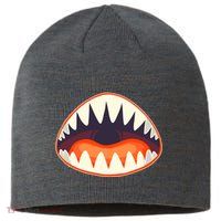 Funny Open Mouth Shark Attack Sustainable Beanie