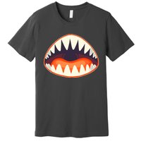 Funny Open Mouth Shark Attack Premium T-Shirt