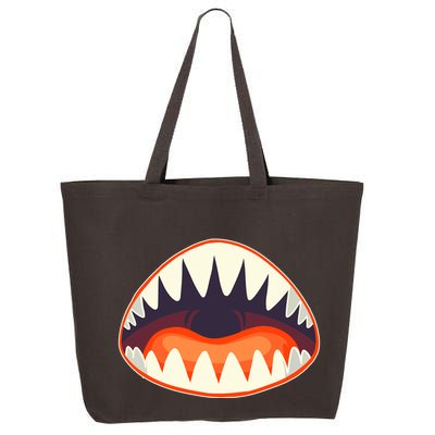 Funny Open Mouth Shark Attack 25L Jumbo Tote