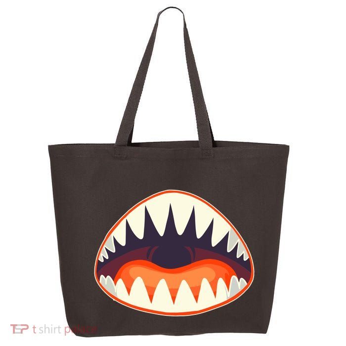 Funny Open Mouth Shark Attack 25L Jumbo Tote