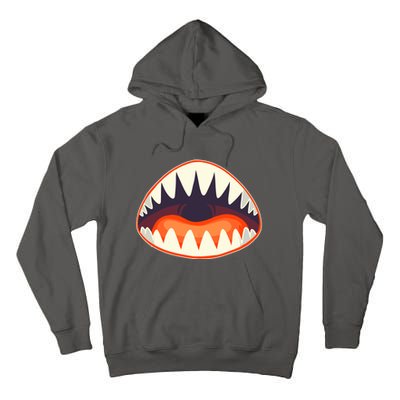 Funny Open Mouth Shark Attack Tall Hoodie