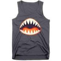 Funny Open Mouth Shark Attack Tank Top