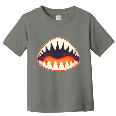 Funny Open Mouth Shark Attack Toddler T-Shirt