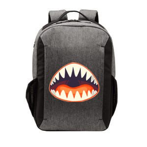 Funny Open Mouth Shark Attack Vector Backpack