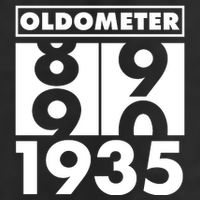 Funny Oldometer Made In 1935 90th Birthday Cool Comfort Performance Bucket Hat