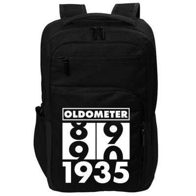 Funny Oldometer Made In 1935 90th Birthday Impact Tech Backpack