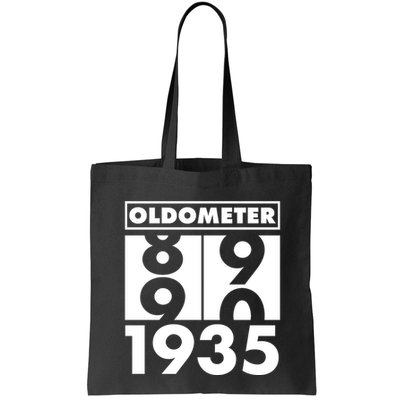 Funny Oldometer Made In 1935 90th Birthday Bag