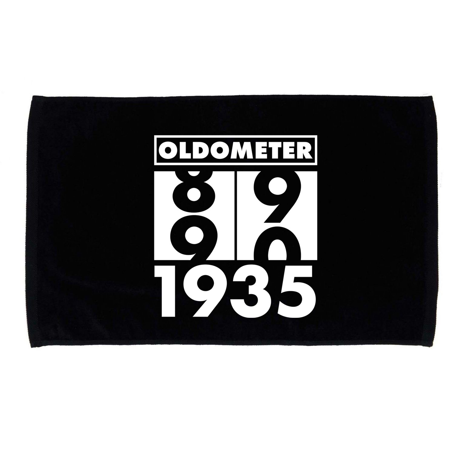 Funny Oldometer Made In 1935 90th Birthday Microfiber Hand Towel