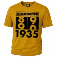 Funny Oldometer Made In 1935 90th Birthday Cooling Performance Crew T-Shirt