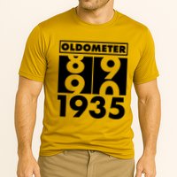 Funny Oldometer Made In 1935 90th Birthday Cooling Performance Crew T-Shirt