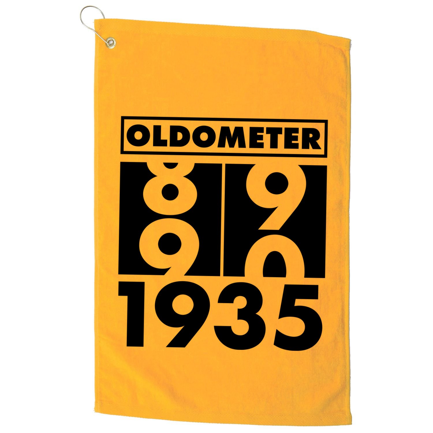 Funny Oldometer Made In 1935 90th Birthday Golf Towel