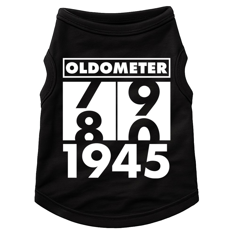Funny Oldometer Made In 1945 80th Birthday Doggie Tank