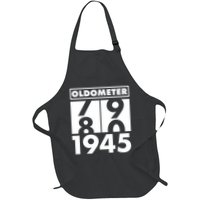Funny Oldometer Made In 1945 80th Birthday Apron