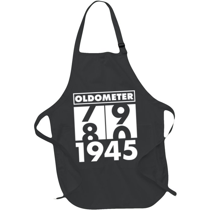 Funny Oldometer Made In 1945 80th Birthday Apron