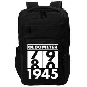 Funny Oldometer Made In 1945 80th Birthday Impact Tech Backpack