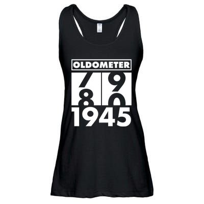 Funny Oldometer Made In 1945 80th Birthday Ladies Essential Flowy Tank