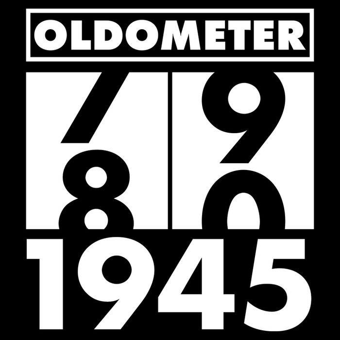 Funny Oldometer Made In 1945 80th Birthday Flatbill Hat