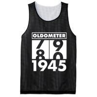 Funny Oldometer Made In 1945 80th Birthday Mesh Reversible Basketball Jersey Tank