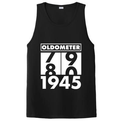 Funny Oldometer Made In 1945 80th Birthday PosiCharge Competitor Tank