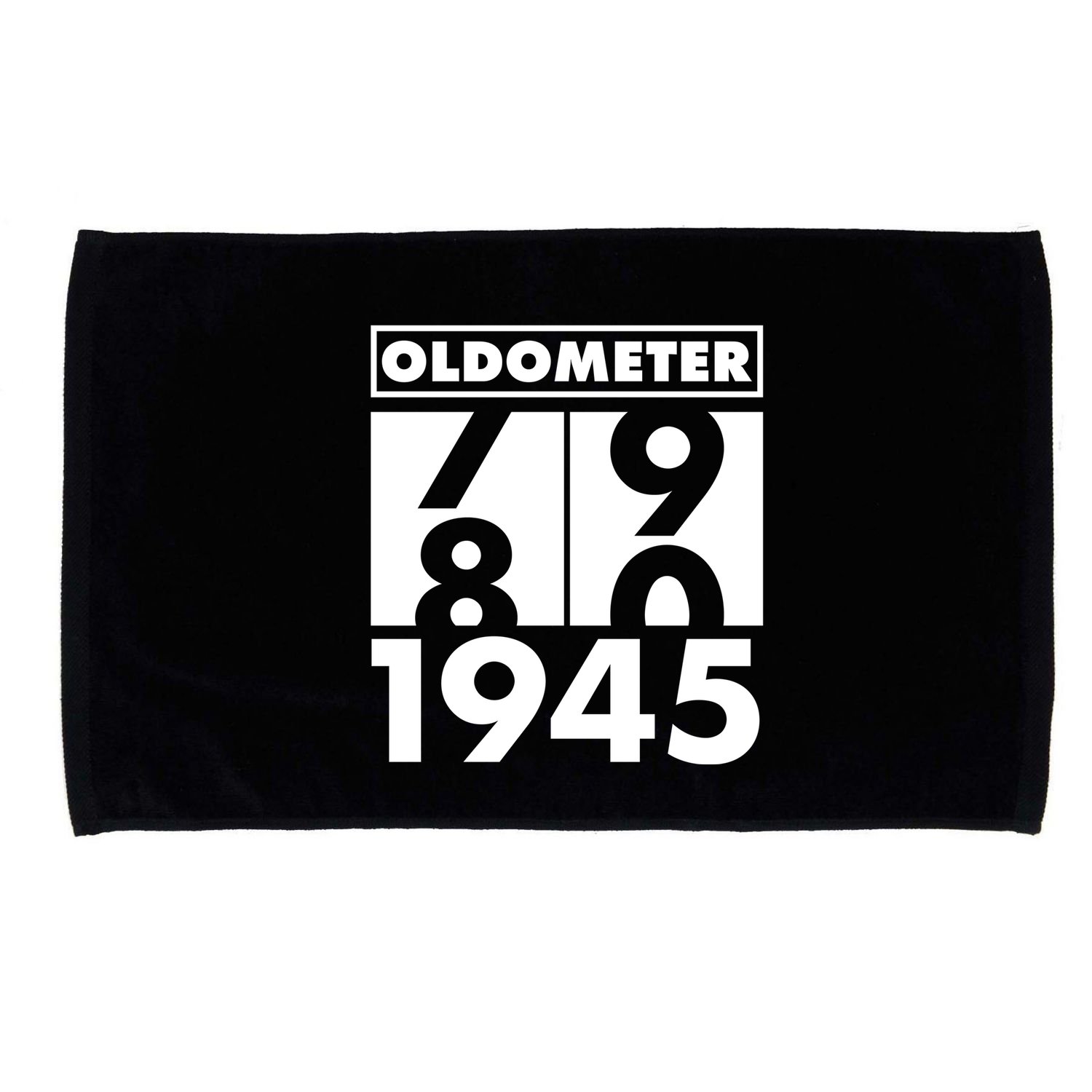 Funny Oldometer Made In 1945 80th Birthday Microfiber Hand Towel