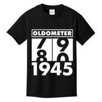 Funny Oldometer Made In 1945 80th Birthday Kids T-Shirt