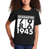 Funny Oldometer Made In 1945 80th Birthday Kids T-Shirt