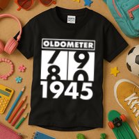 Funny Oldometer Made In 1945 80th Birthday Kids T-Shirt