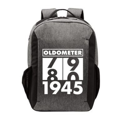 Funny Oldometer Made In 1945 80th Birthday Vector Backpack
