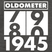 Funny Oldometer Made In 1945 80th Birthday Vector Backpack