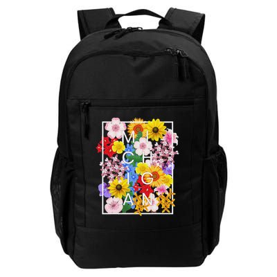 Flowers Of Michigan Word Art Michigander Pride Backpack