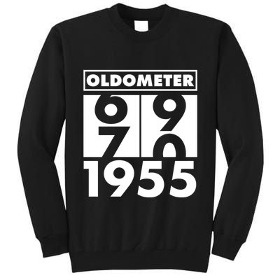 Funny Oldometer Made In 1955 70th Birthday Tall Sweatshirt