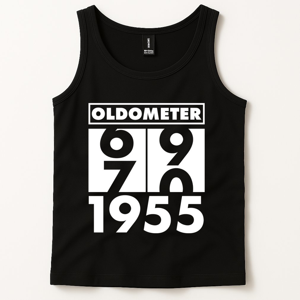 Funny Oldometer Made In 1955 70th Birthday Tank Top