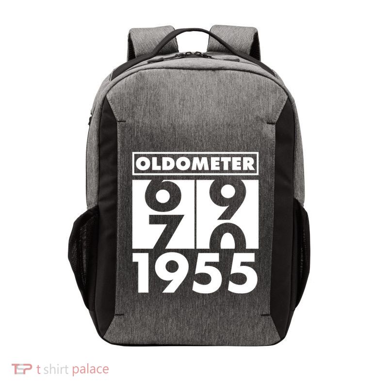Funny Oldometer Made In 1955 70th Birthday Vector Backpack