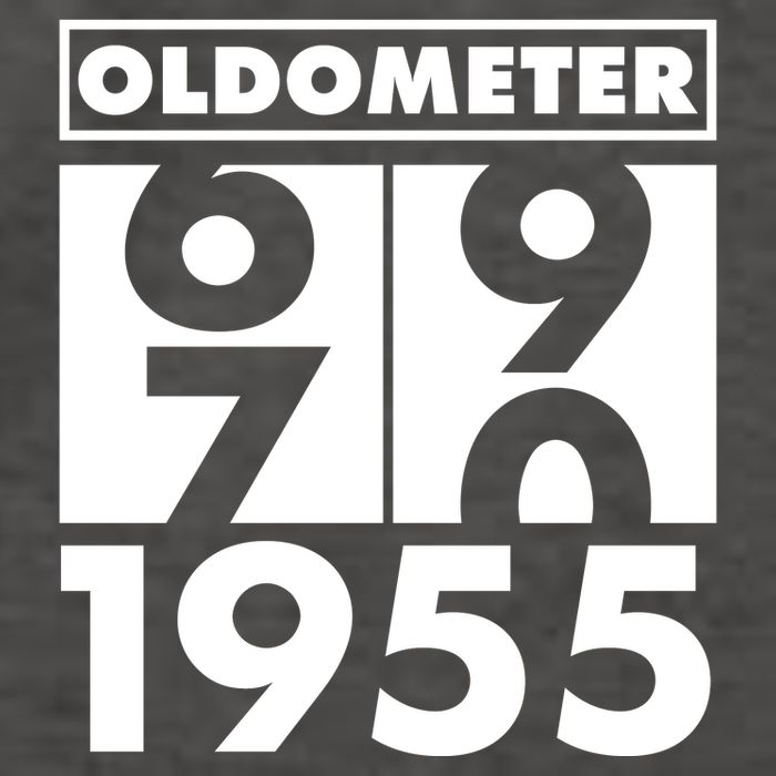 Funny Oldometer Made In 1955 70th Birthday Vector Backpack