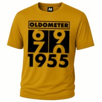 Funny Oldometer Made In 1955 70th Birthday Cooling Performance Crew T-Shirt
