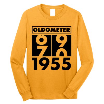 Funny Oldometer Made In 1955 70th Birthday Long Sleeve Shirt